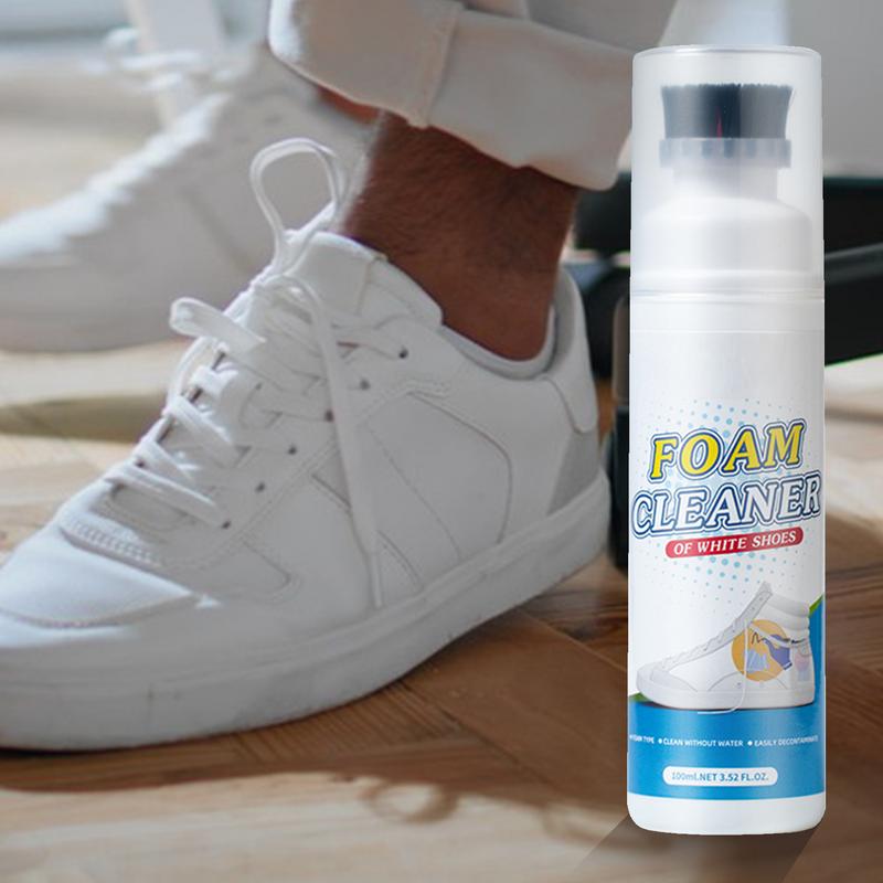 Sneaker Cleaning Kit - ブラシヘッド付きの白い靴クリーナー,革のクリーニングキット