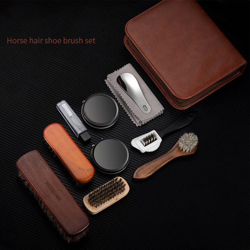Horse-革製のクリーニングブラシセット,研磨ツール,靴ク - Sneaker Cleaning Kit のレビューと価格