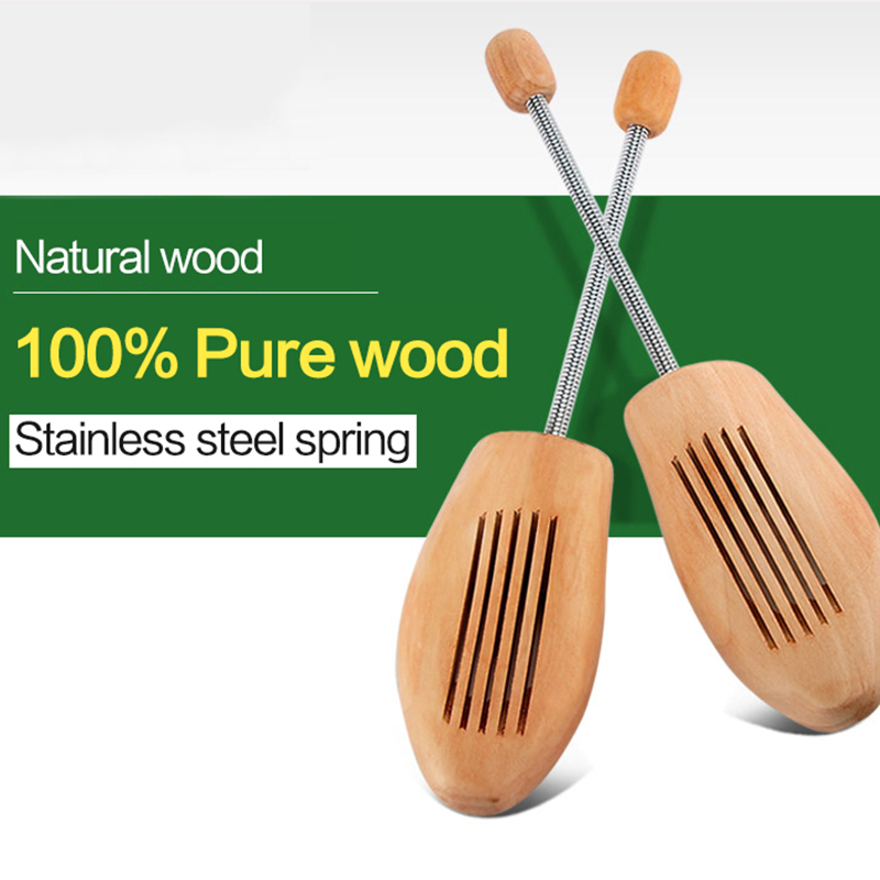 1 ペア木製シューツリーユニセックス高級春の靴調節可能なサポ - Shoe Tree Cedar のレビューと価格