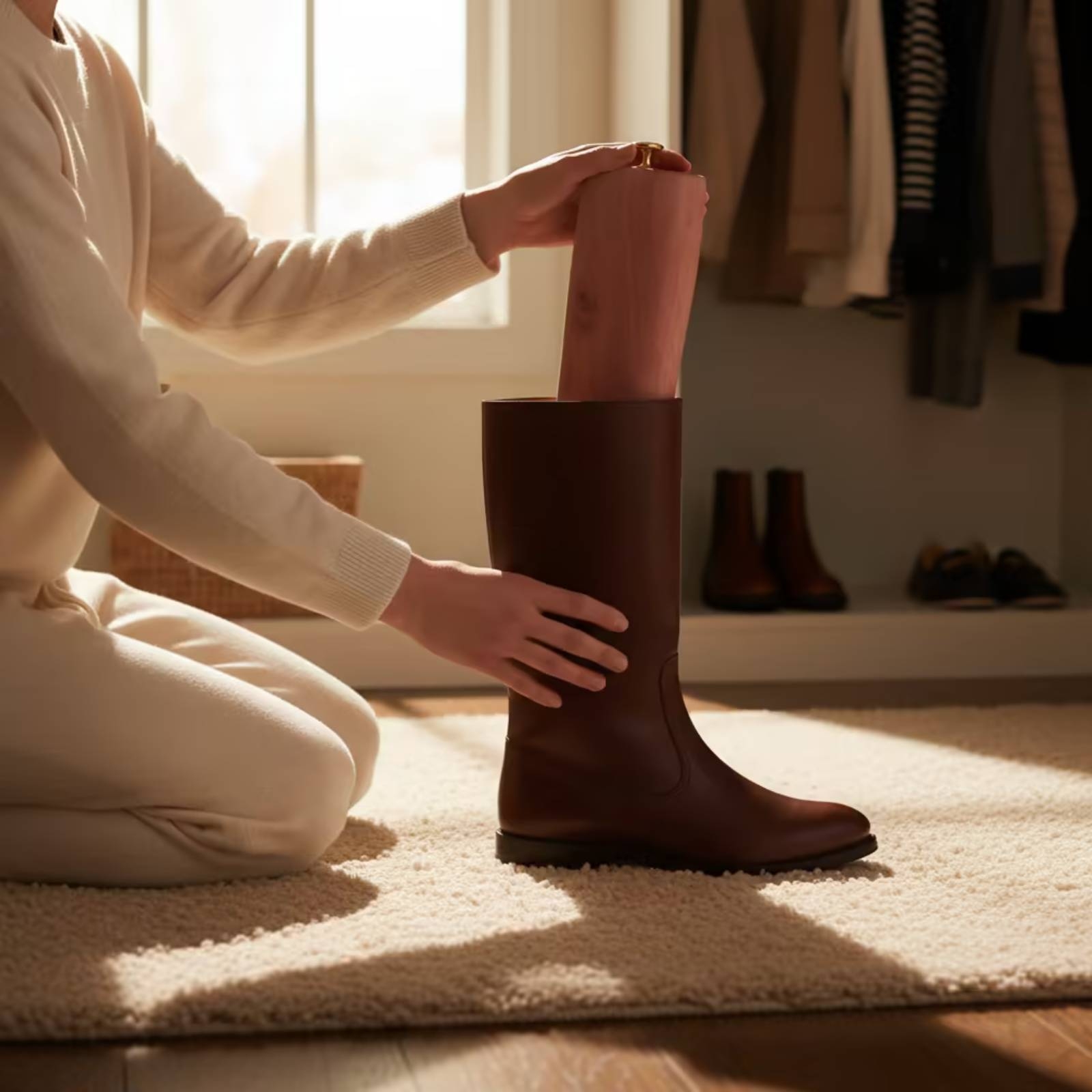 杉製ブーツストレッチャー トールブーツストレッチャー クロー - Shoe Tree Cedar のレビューと価格