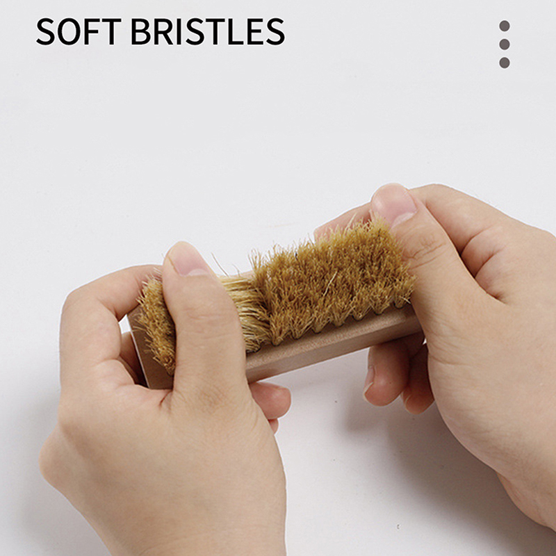 木製ハンドル付き靴ブラシ,実用的なプラスチック製の髪,柔らか - Sneaker Cleaning Kit のレビューと価格